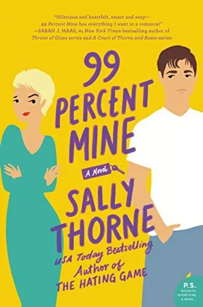 99 Percent Mine by Sally Thorne, book cover