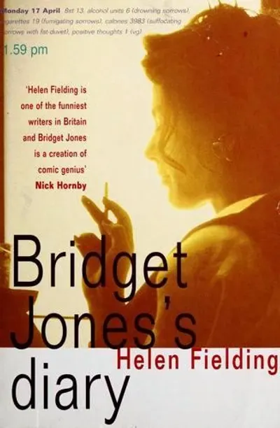 Bridget Jones's Diary by Helen Fielding, book cover