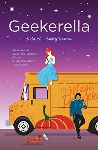 Geekerella by Ashley Poston, book cover