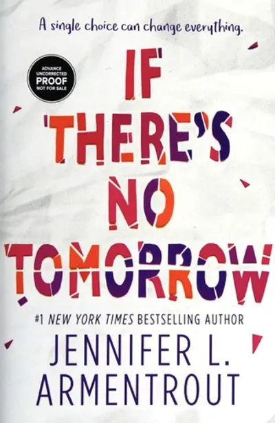 If There's No Tomorrow by Jennifer L. Armentrout, book cover