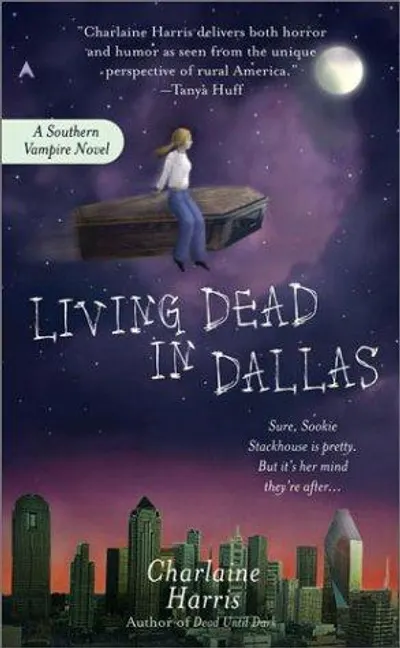 Living Dead in Dallas by Charlaine Harris, book cover