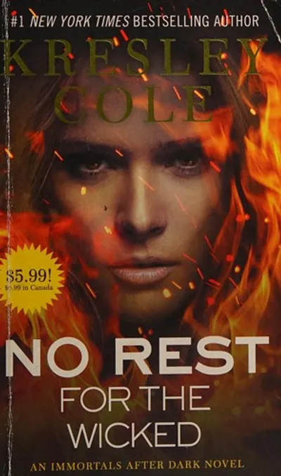 No Rest for the Wicked by Kresley Cole, book cover