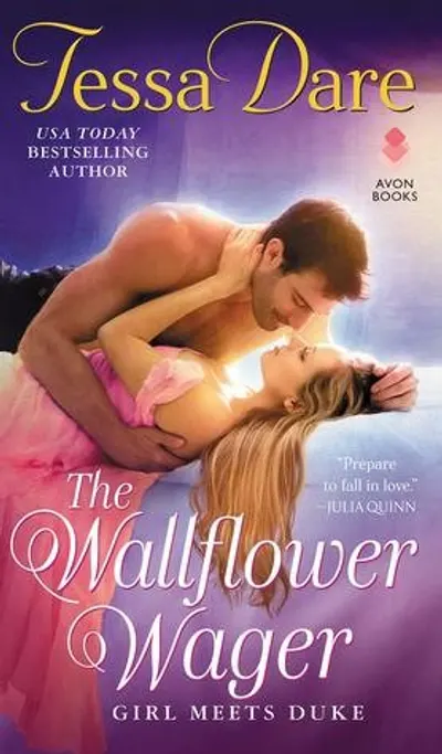 The Wallflower Wager by Tessa Dare, book cover