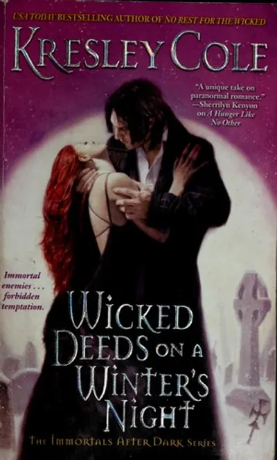 Wicked Deeds on a Winter's Night by Kresley Cole, book cover